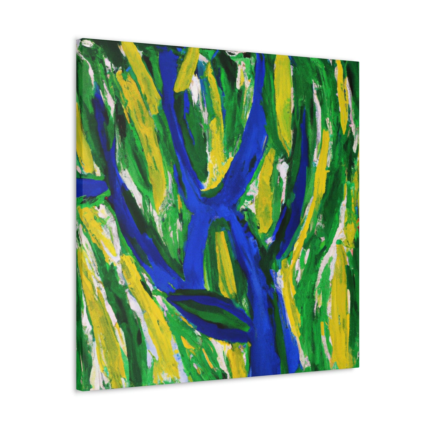 "Willow Tree in Moonlight" - Canvas