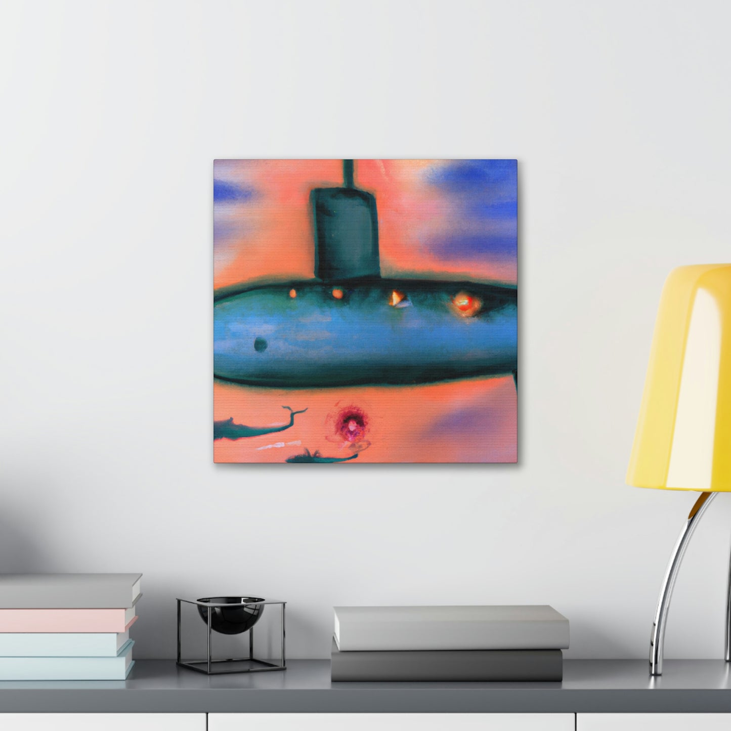 "Submarine in Expressionism" - Canvas