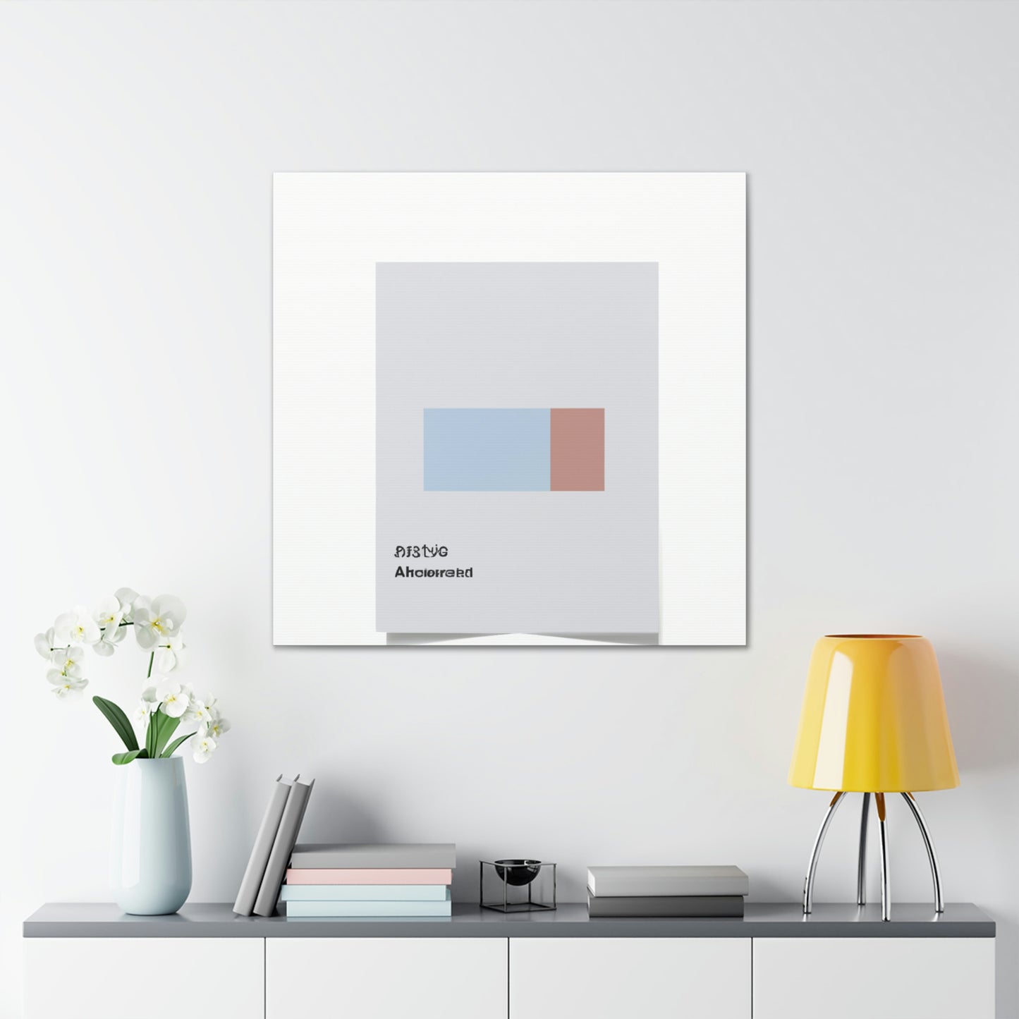 Crisp Chromatic Simplicity - Canvas