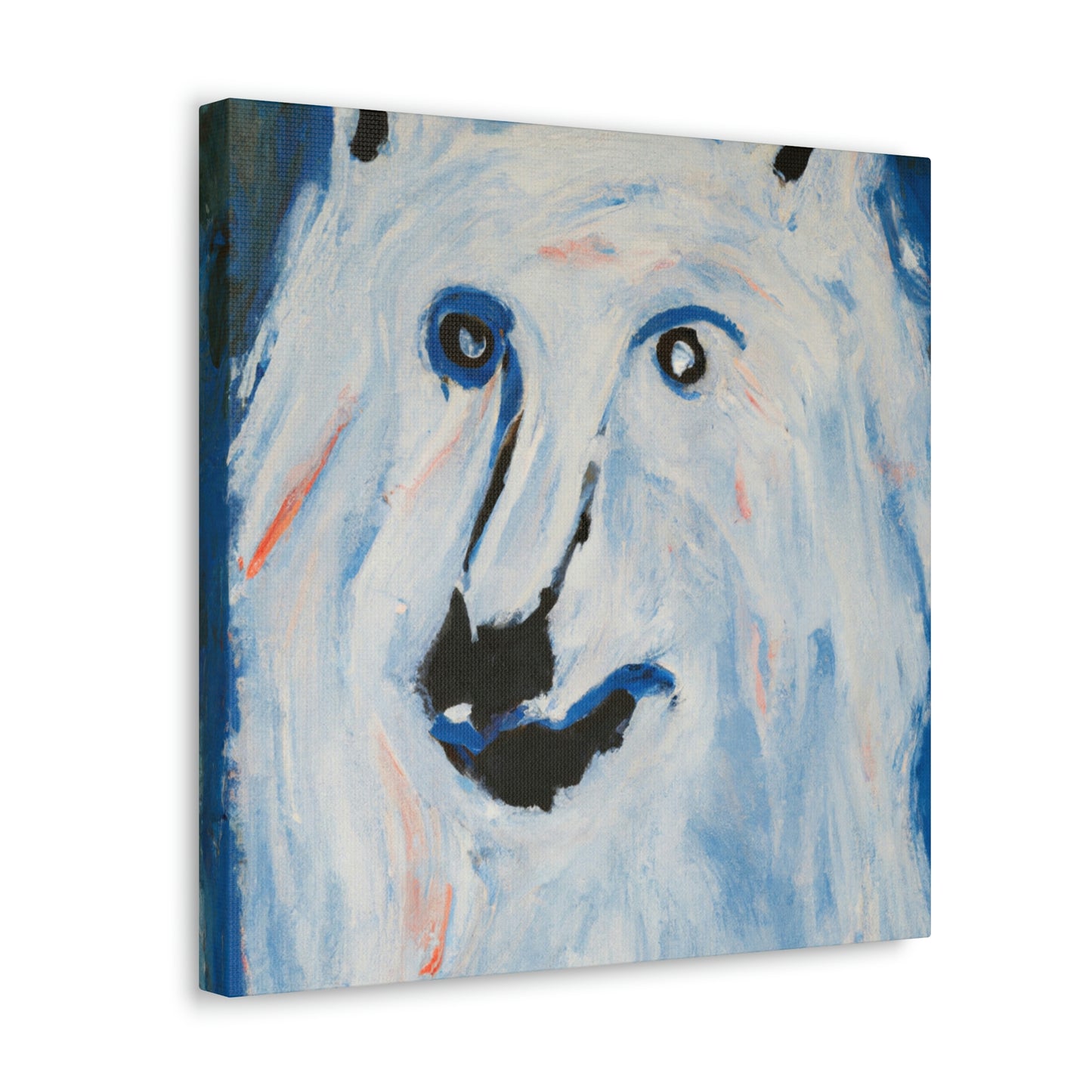 "Arctic Wolf's Silence" - Canvas