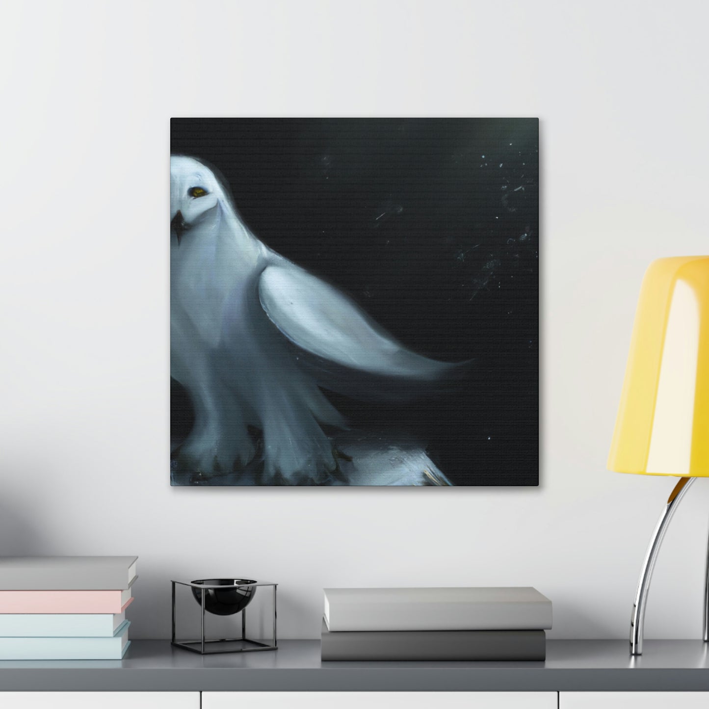 Winter's Majestic Owl - Canvas