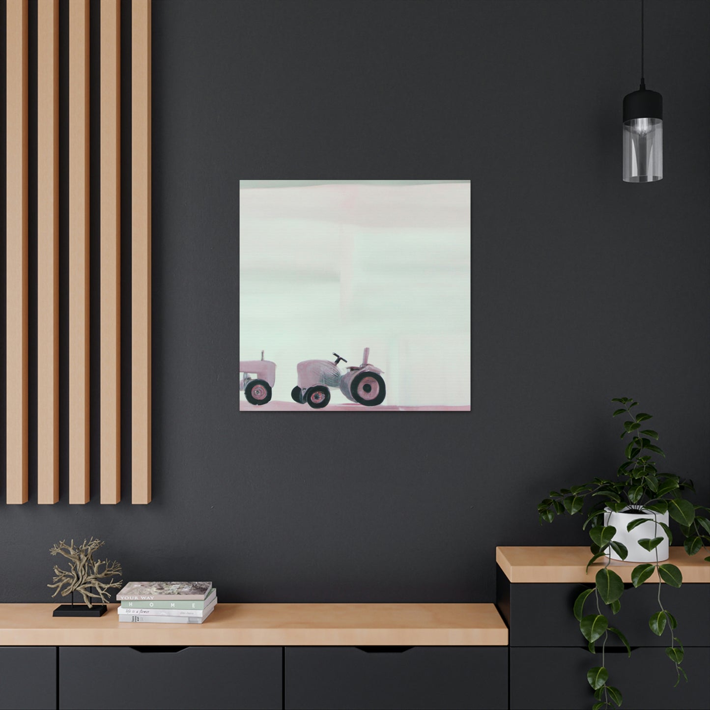 "Tractor Minimalism Dreaming" - Canvas