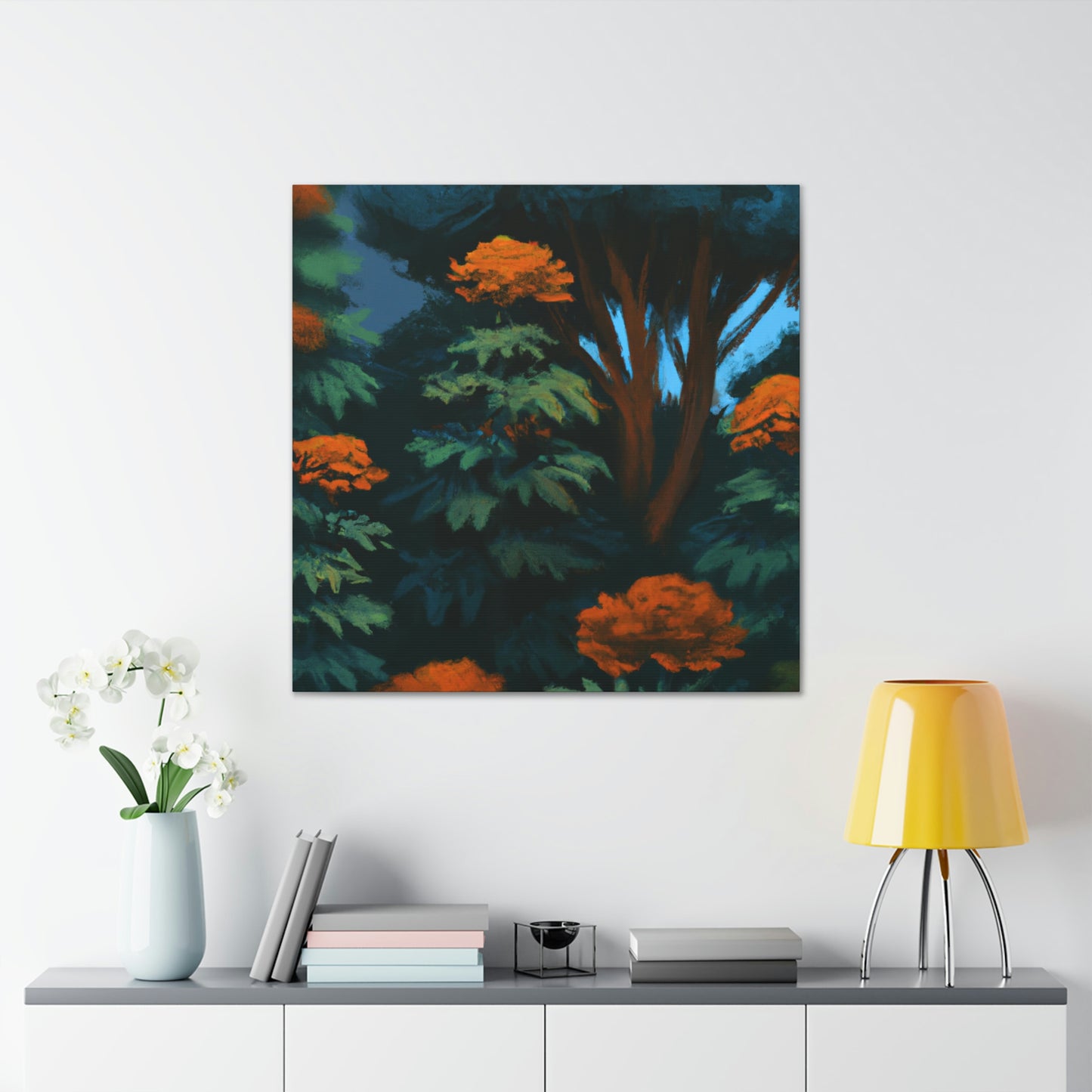 Marigolds in Bloom - Canvas