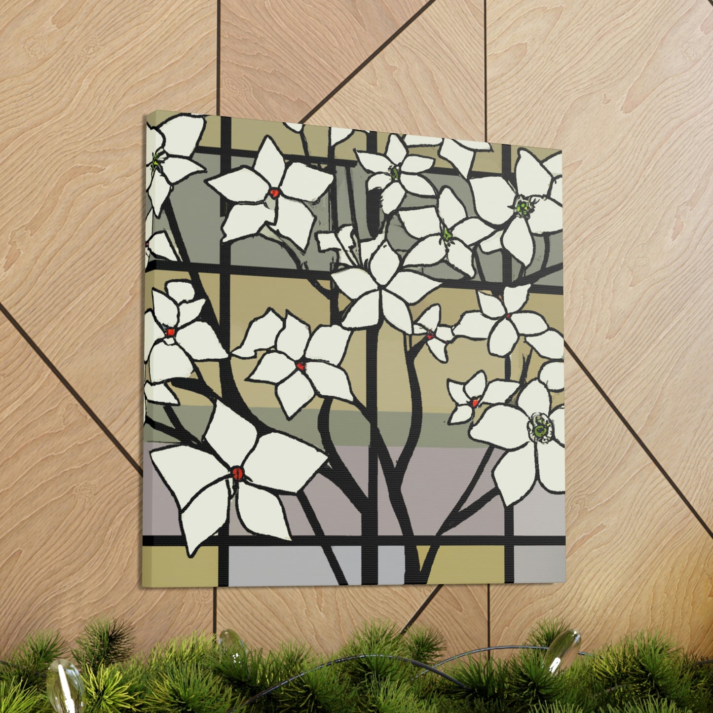 "Spear of Dogwood Blossoms" - Canvas