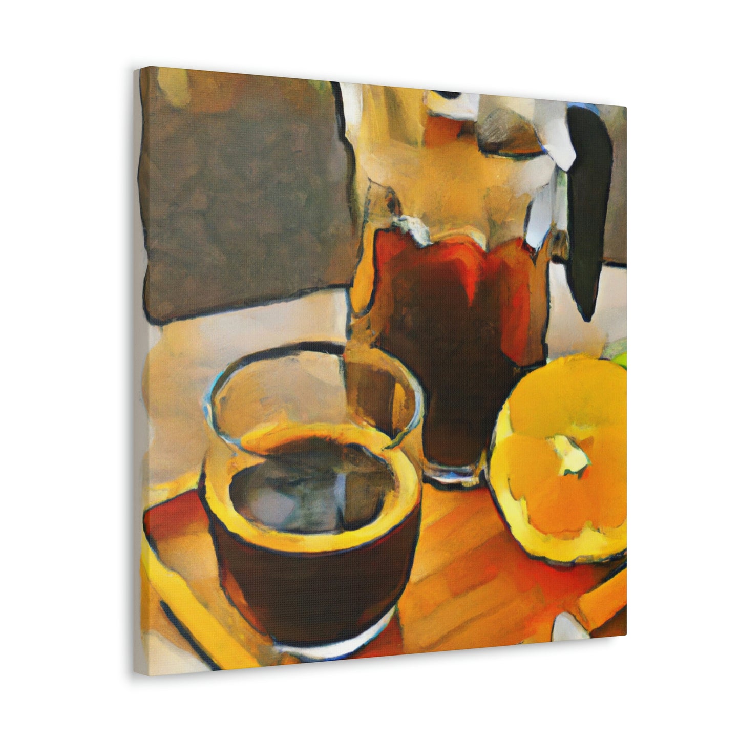 Coffee in Fauvism - Canvas