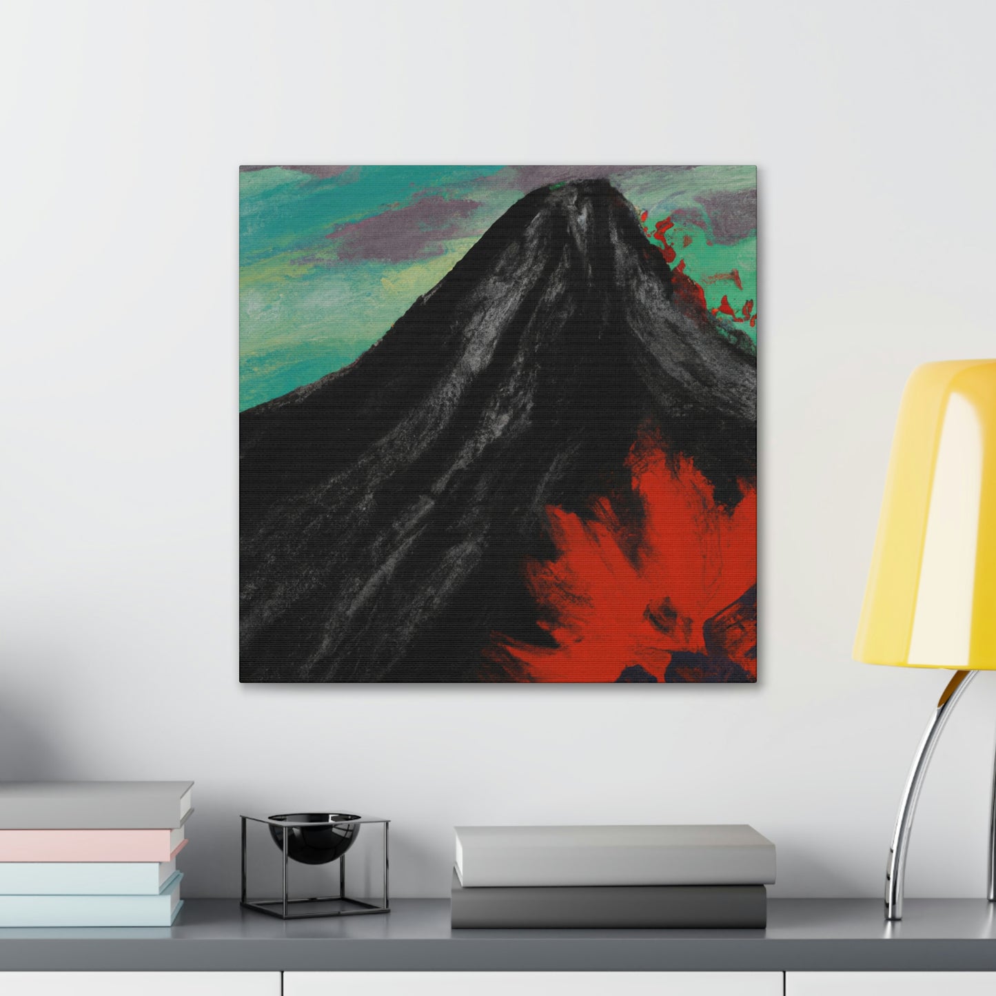 Volcano in Eruption - Canvas