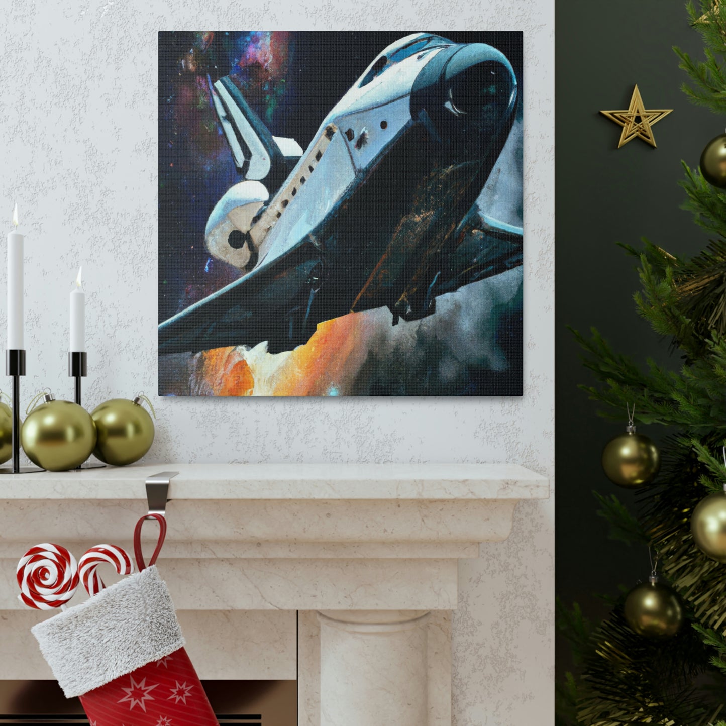 "Space Shuttle Dreaming" - Canvas