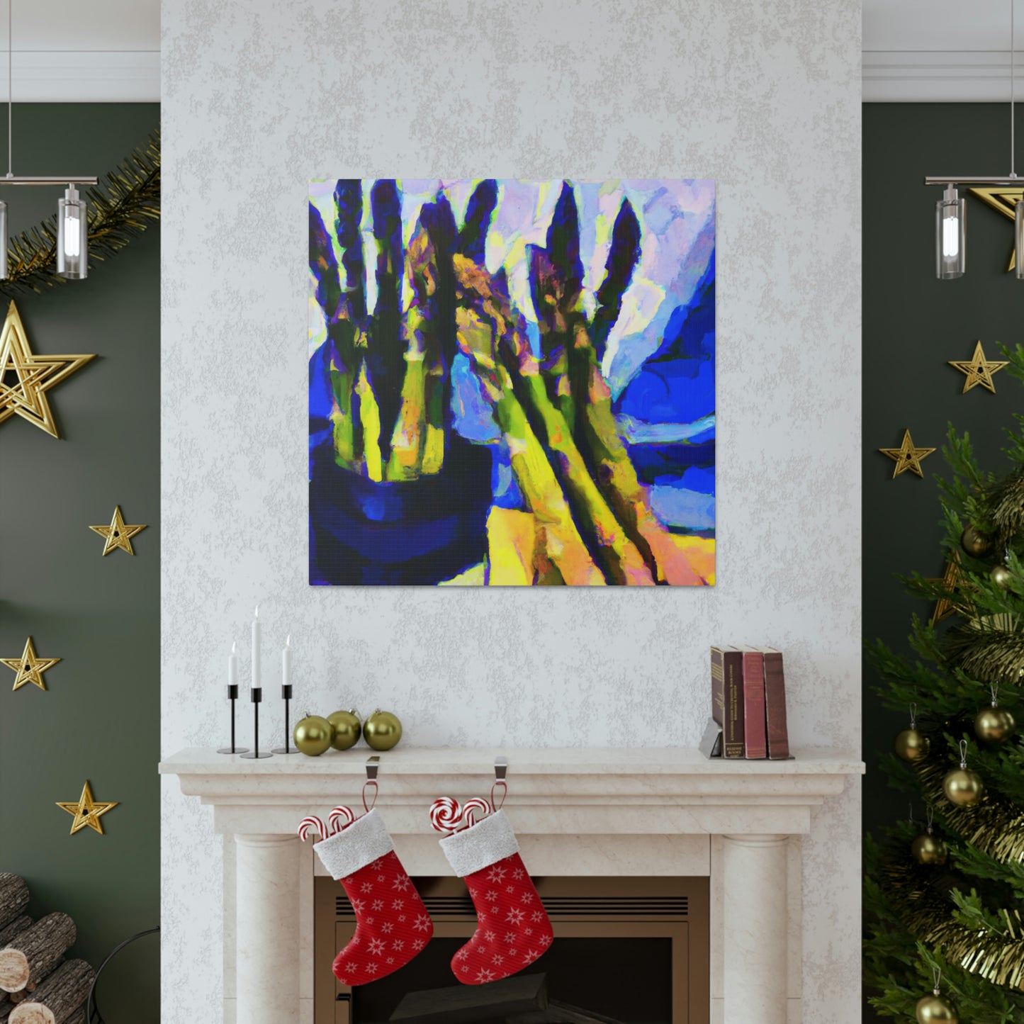 "Asparagus in Fauvism" - Canvas