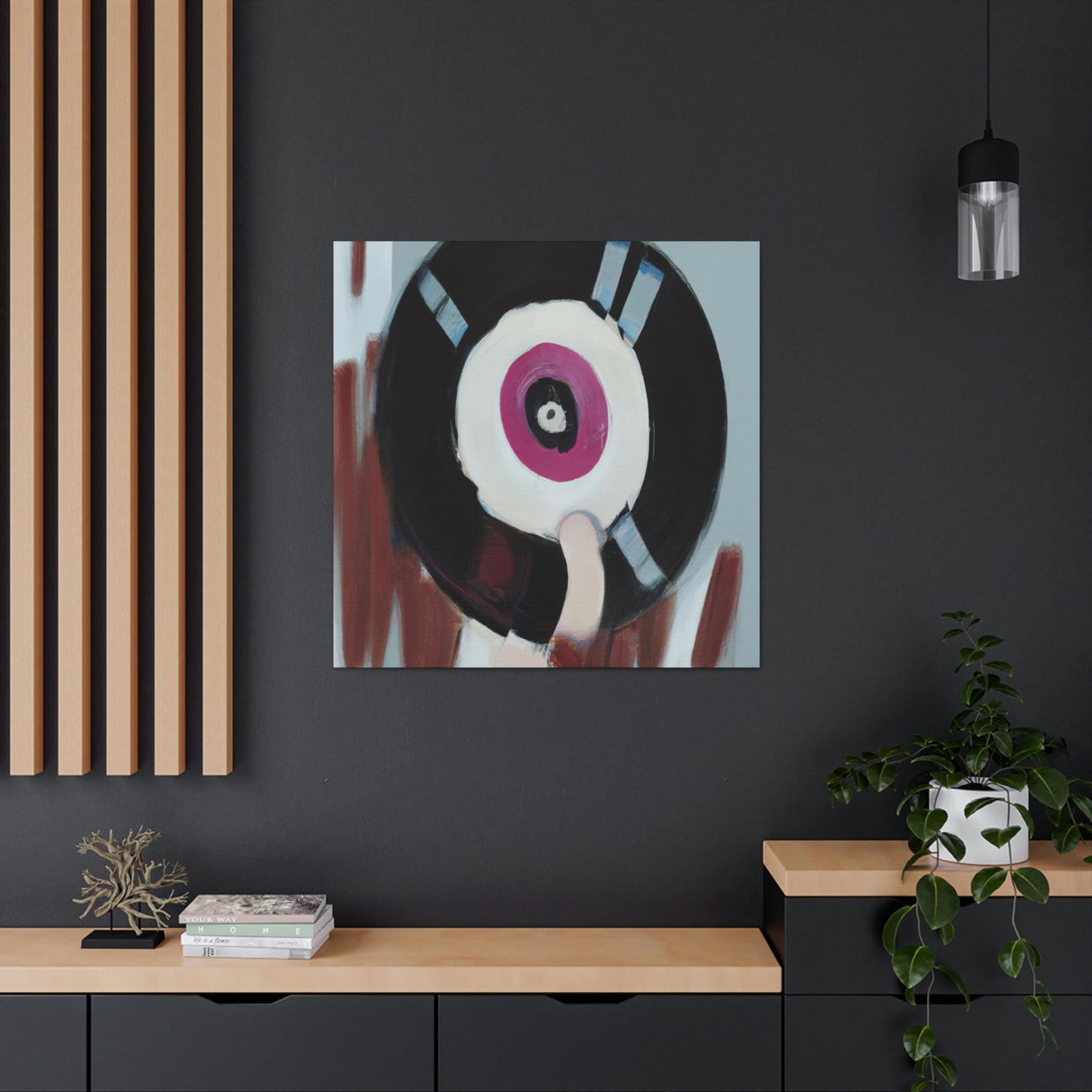 Vinyl Record Symphony. - Canvas