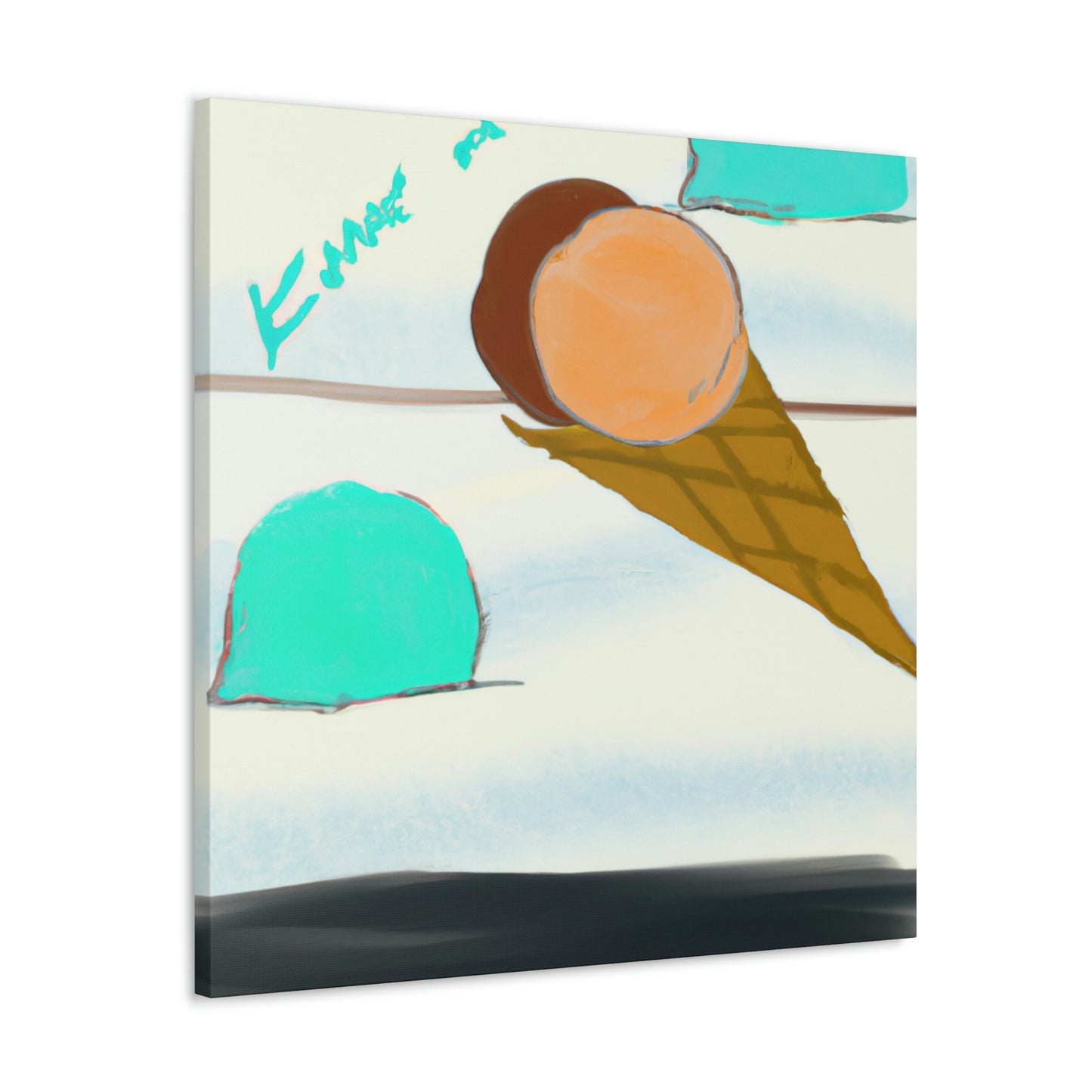 "Ice Cream Escape” - Canvas