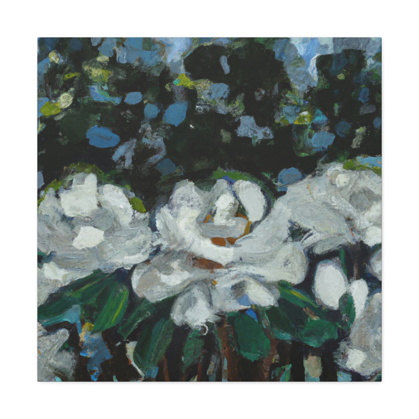 "Gardenia Abstraction Dreaming" - Canvas