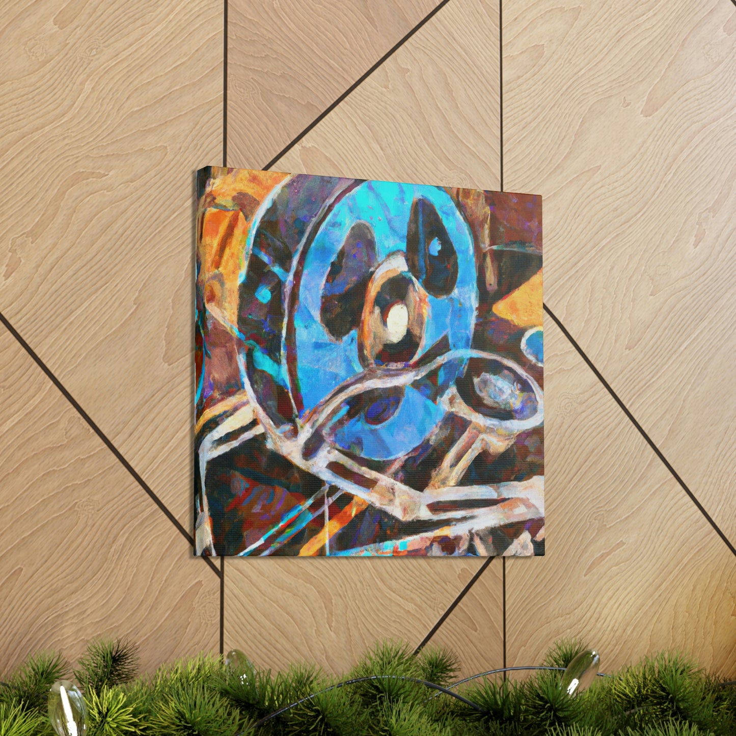 "Reel to Reel Abstraction" - Canvas