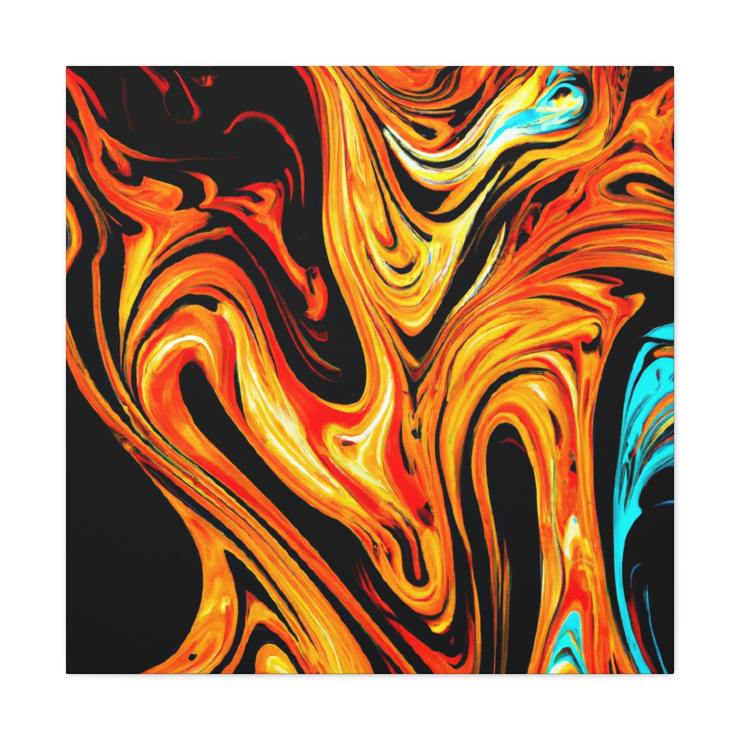 "Turbulent Cosmic Tides" - Canvas