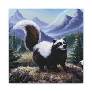 Skunk in Baroque. - Canvas