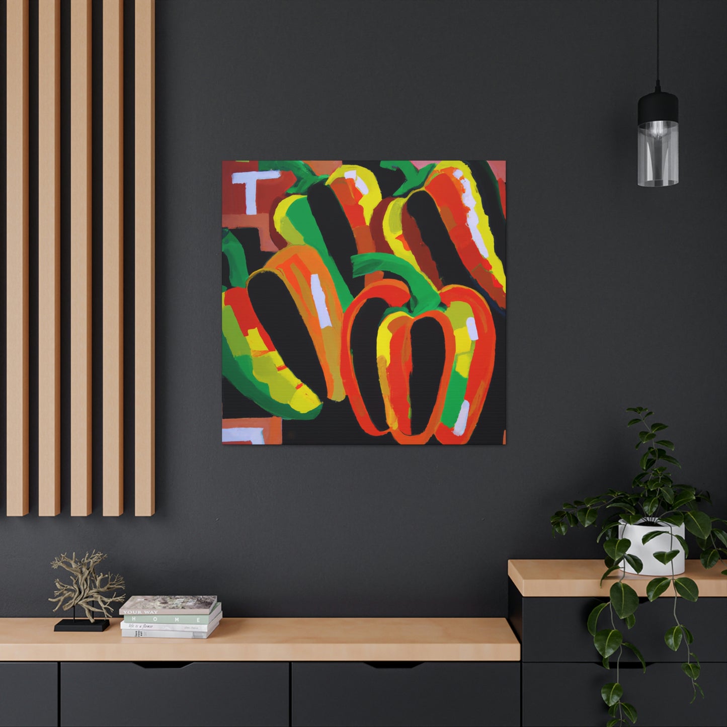 "Peppers of the Jazz Age" - Canvas