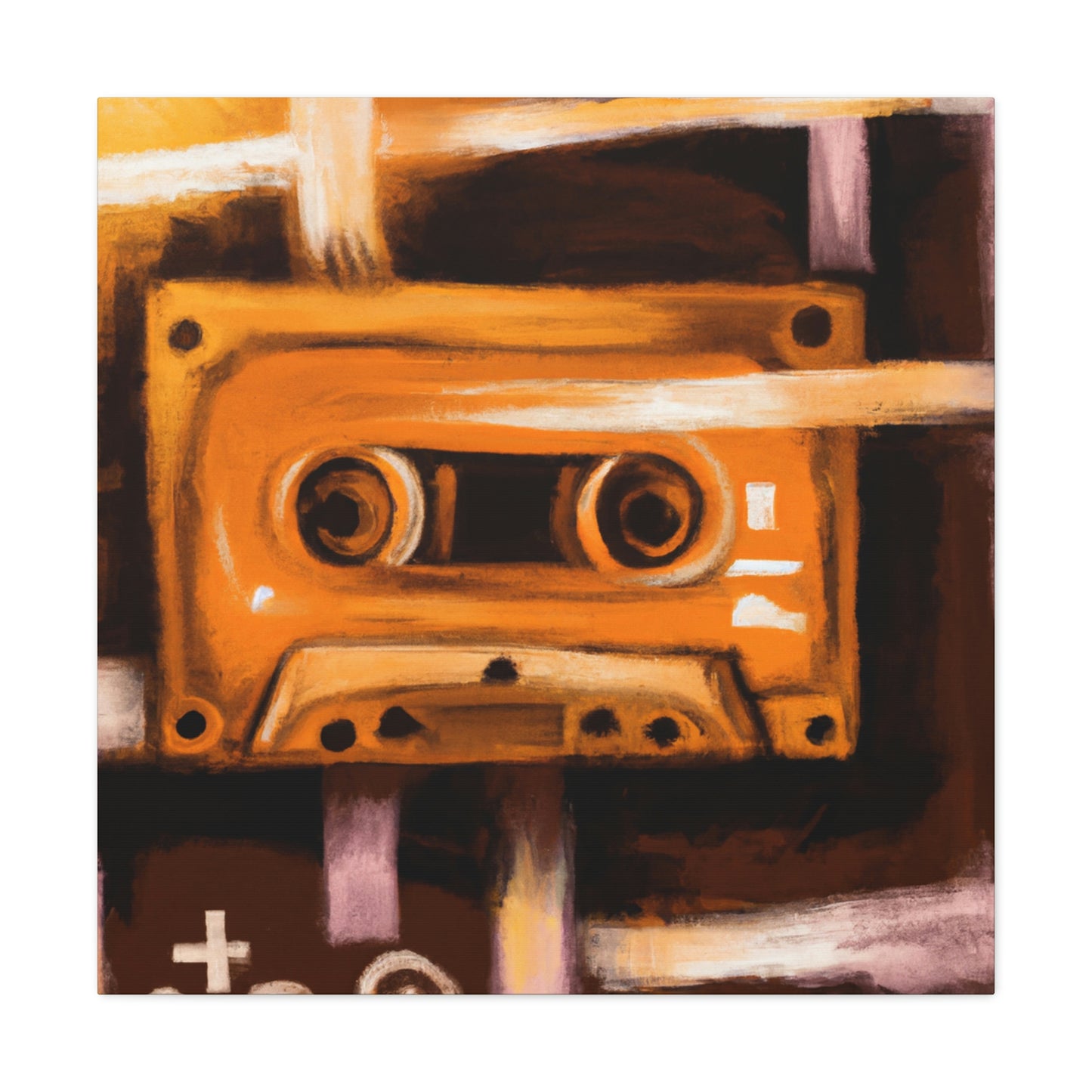 "Cassette Tape Melodies" - Canvas