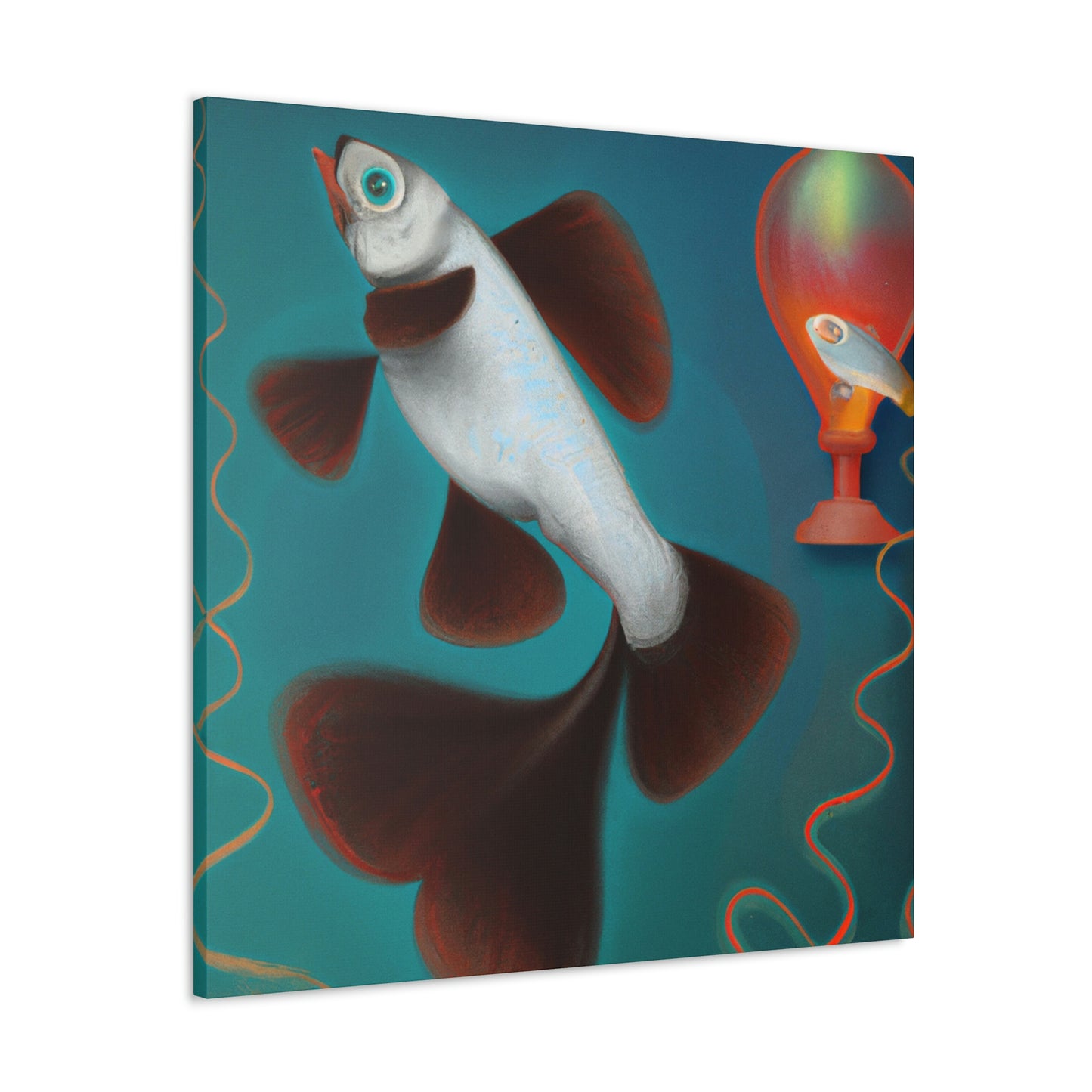 "Gilded Glittering Guppy" - Canvas