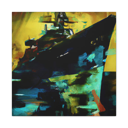 "Battleship at Dawn" - Canvas