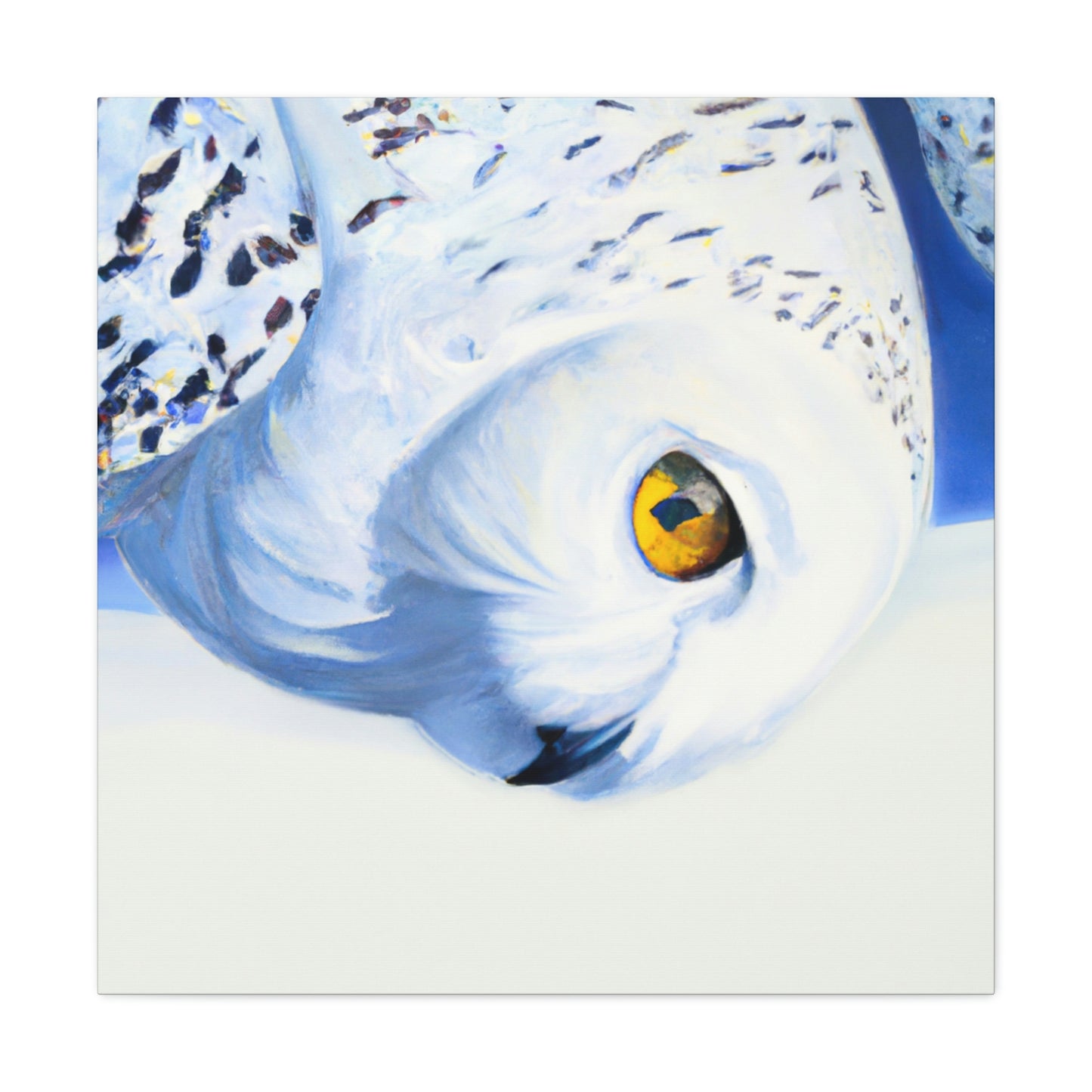 Snowy Owl Splendor - Canvas