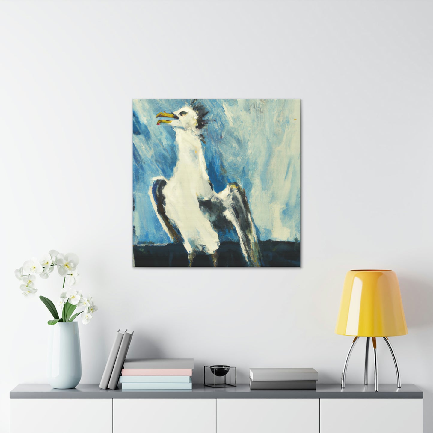 Seagulls in Solitude - Canvas