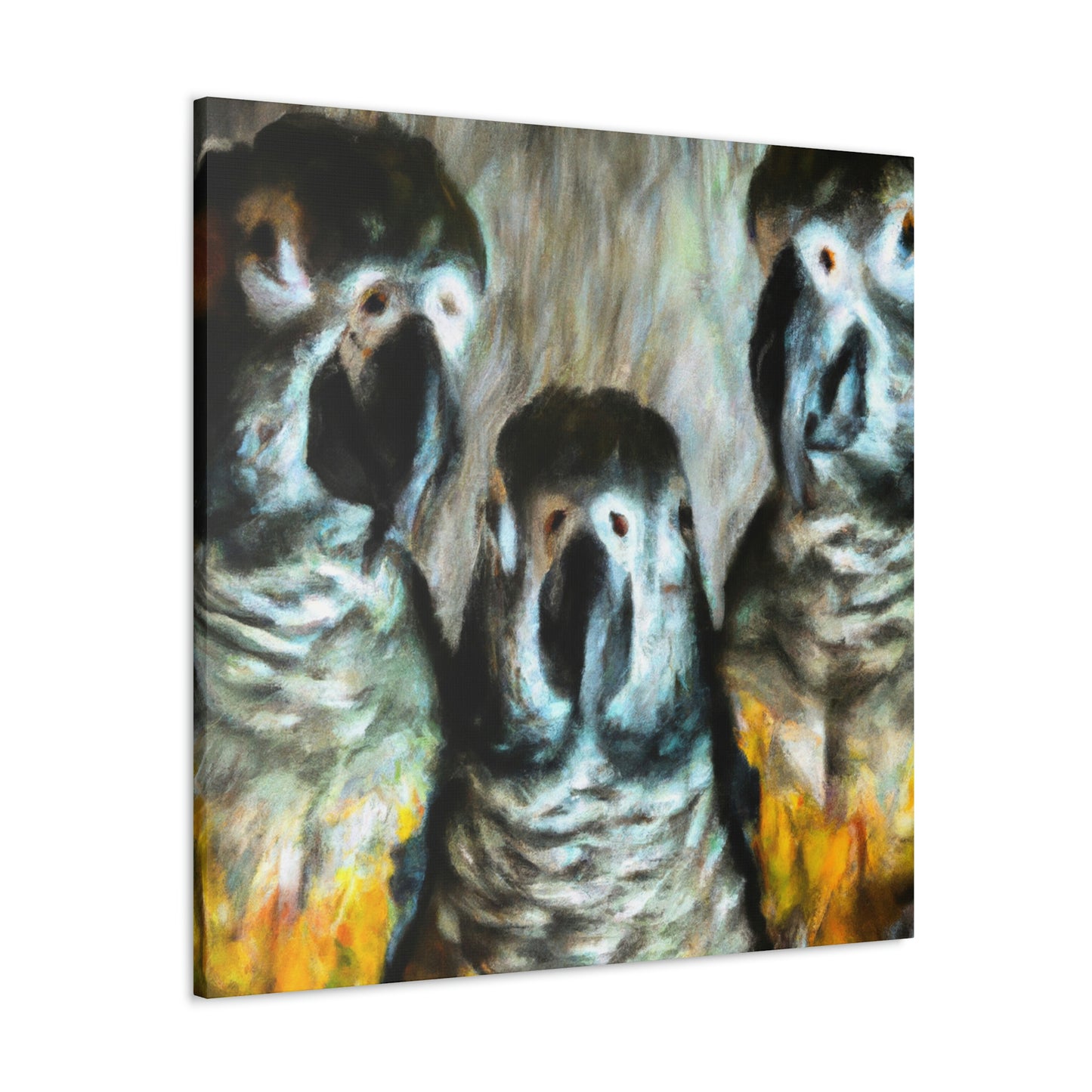 Parrot Party in Senegal - Canvas