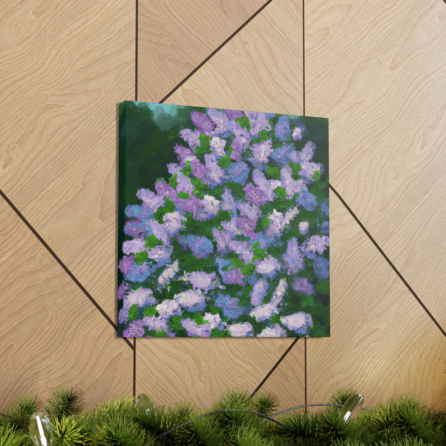 "Lilac Petal Abstraction" - Canvas