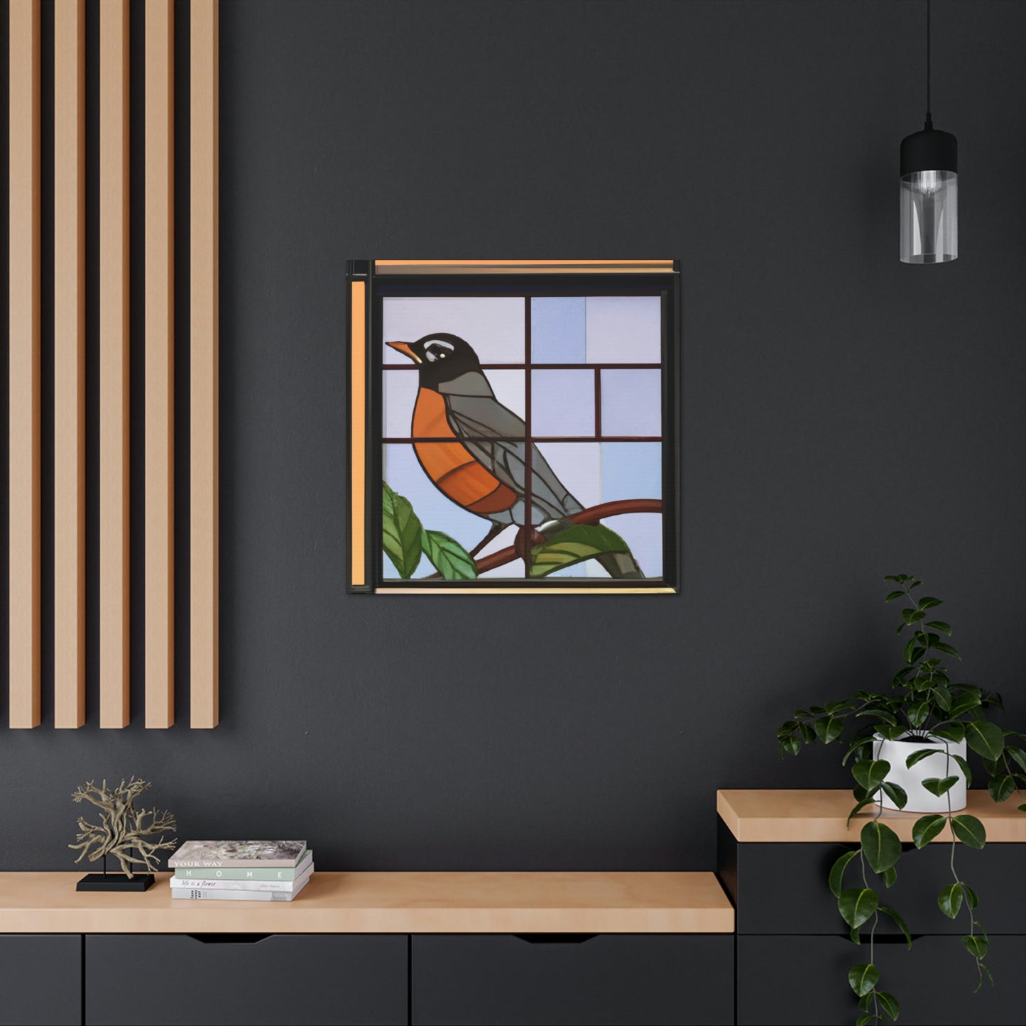 A Robin's Jazz Dance - Canvas