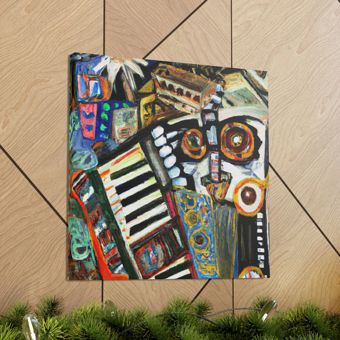 Accordion in Abstraction - Canvas