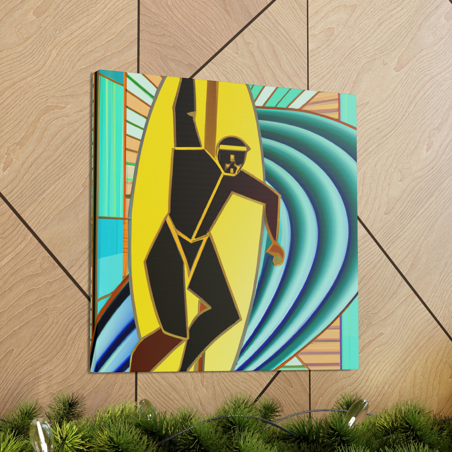 "Surfing the Jazz Age" - Canvas