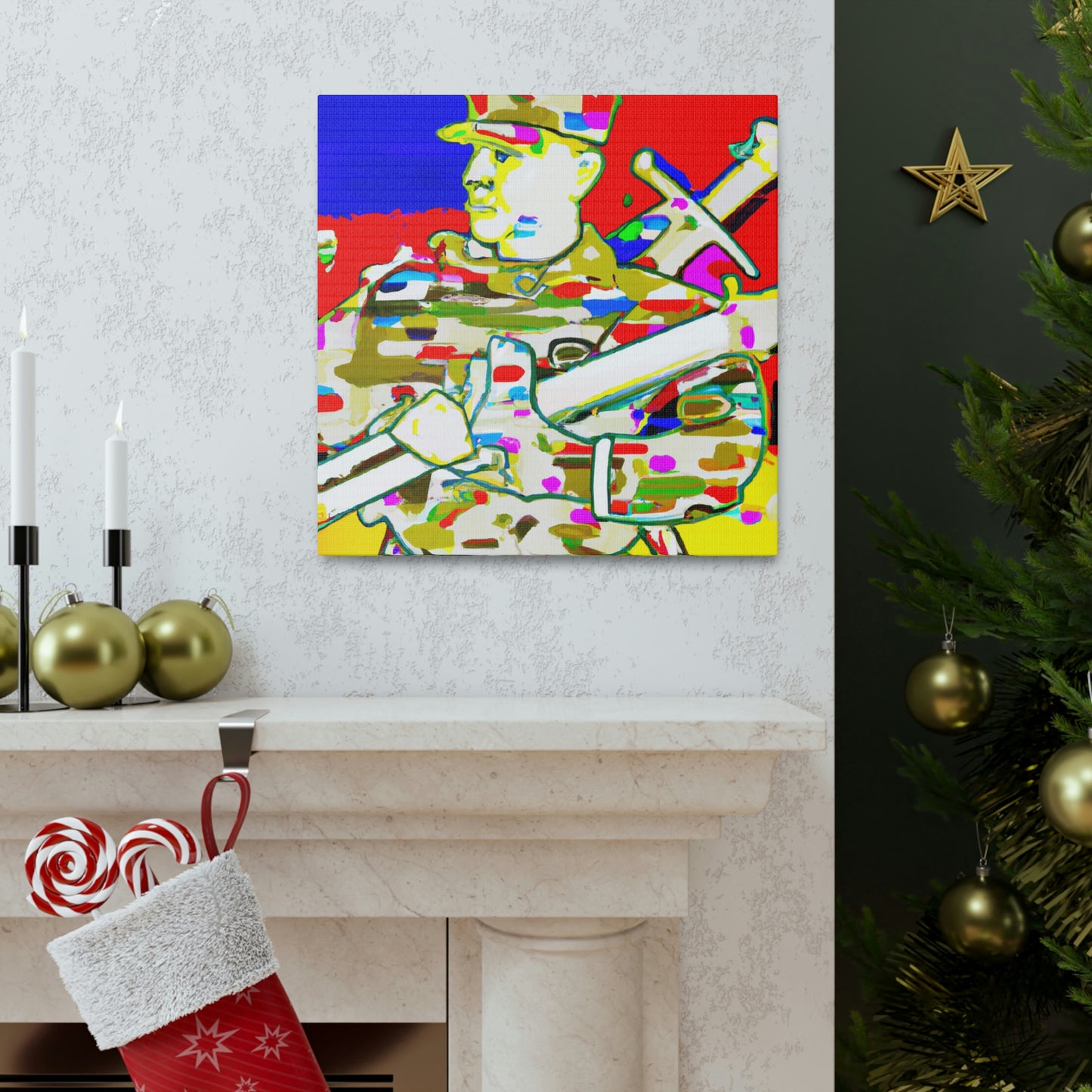 "Artilleryman in Splendor" - Canvas