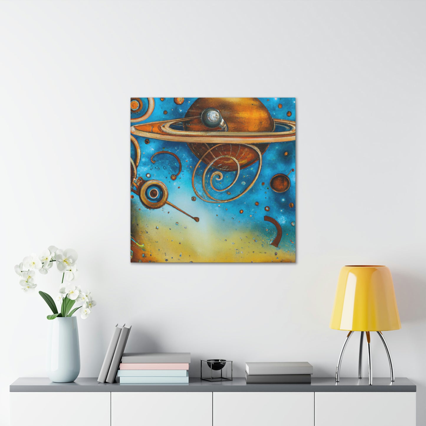 Uranus in Steampunk - Canvas