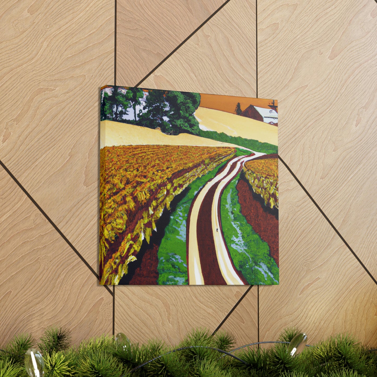 "Tranquil Country Road". - Canvas