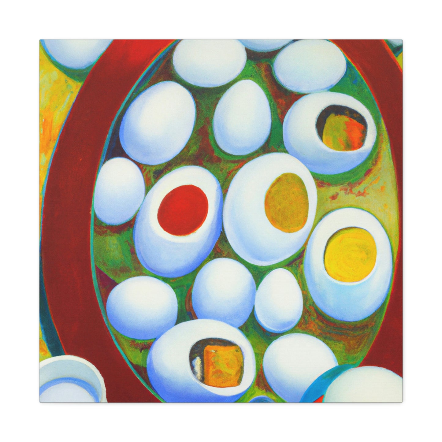 "Eggs of Abstract Emotion" - Canvas