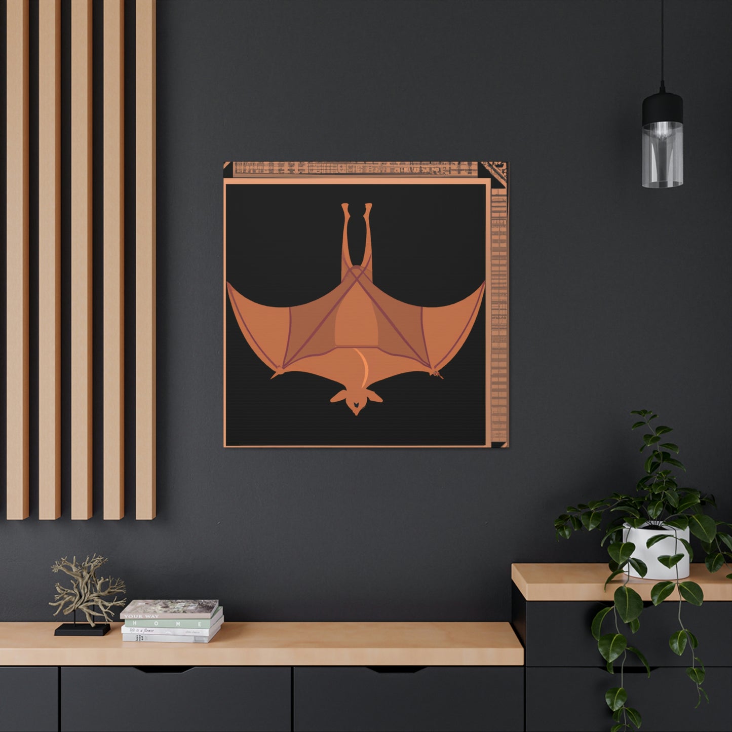 "Foxy Indian Flightpath" - Canvas