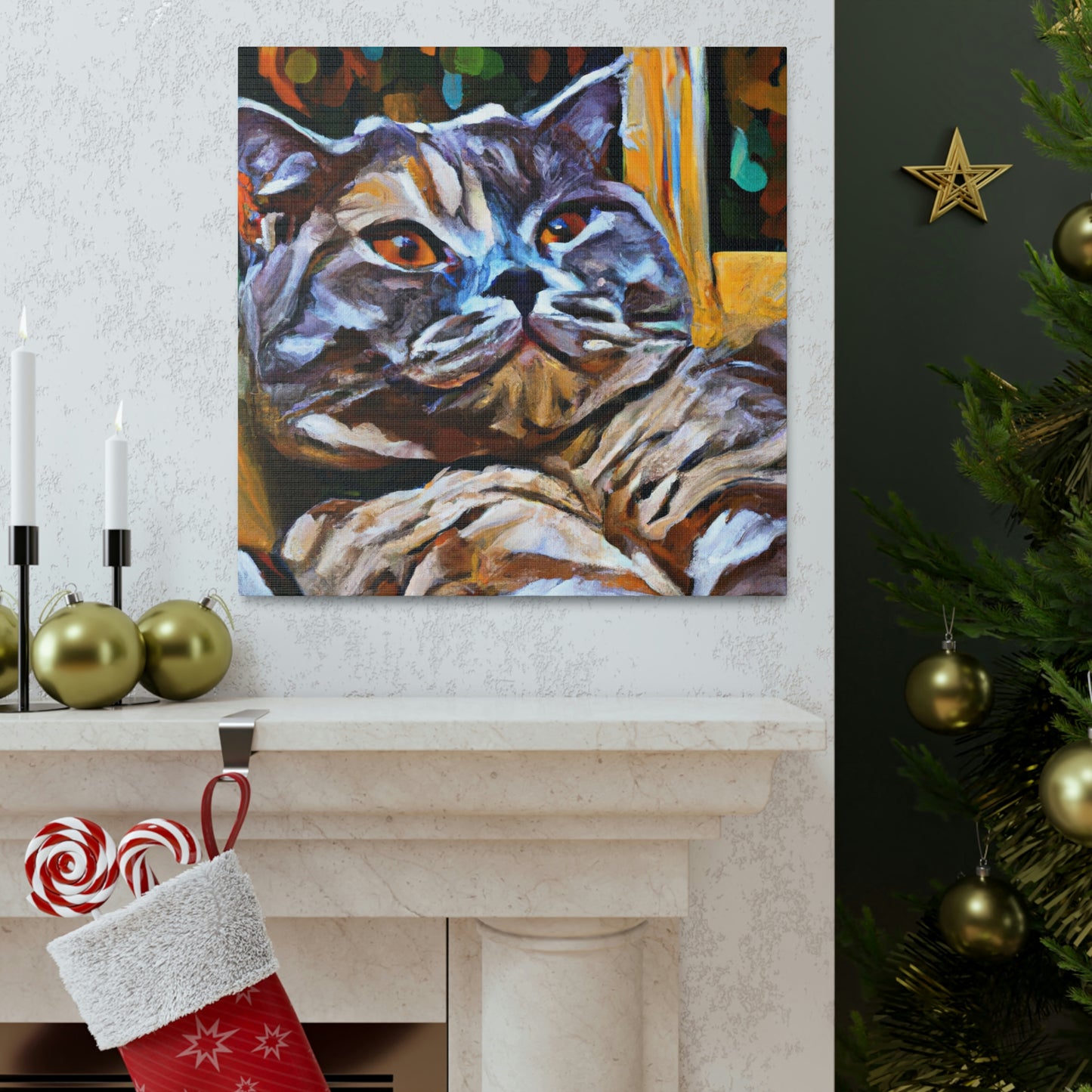 British Shorthair Impression - Canvas