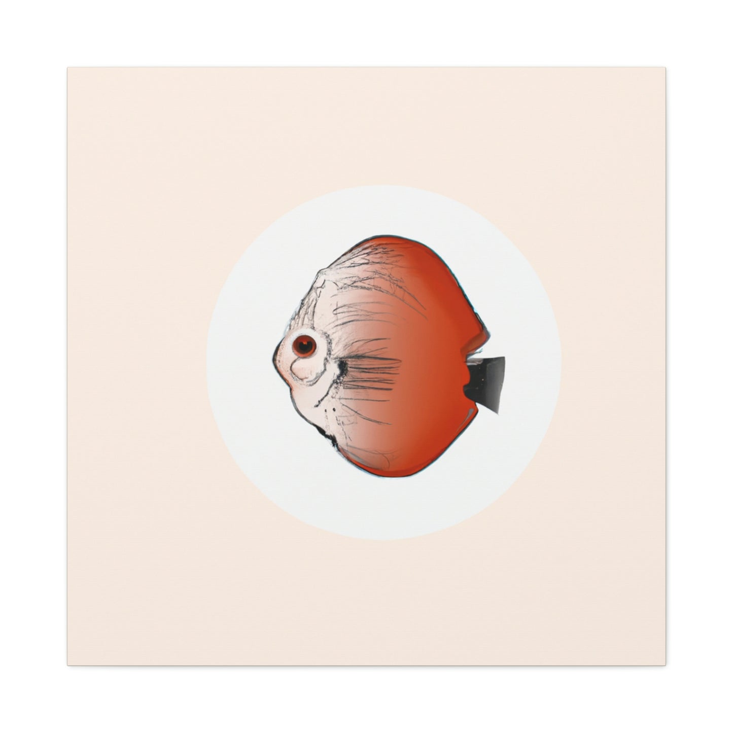 Serene Sunlit Discus - Canvas