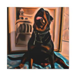 "Rottweiler in a Dream" - Canvas