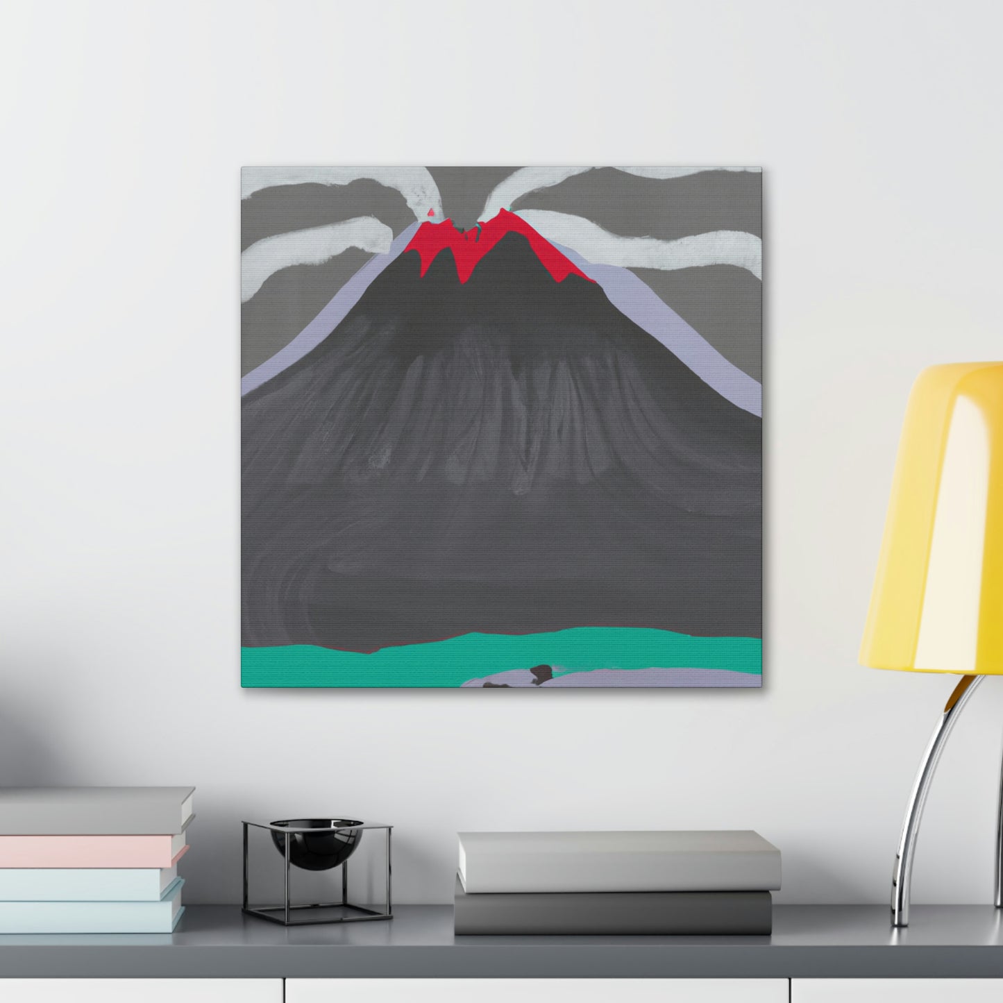 Volcano's Blazing Glory - Canvas