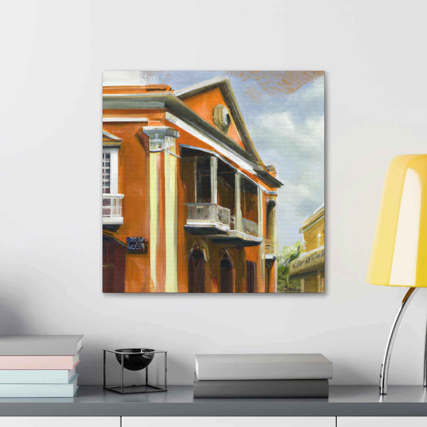 "Colonial Exploration Sunrise" - Canvas