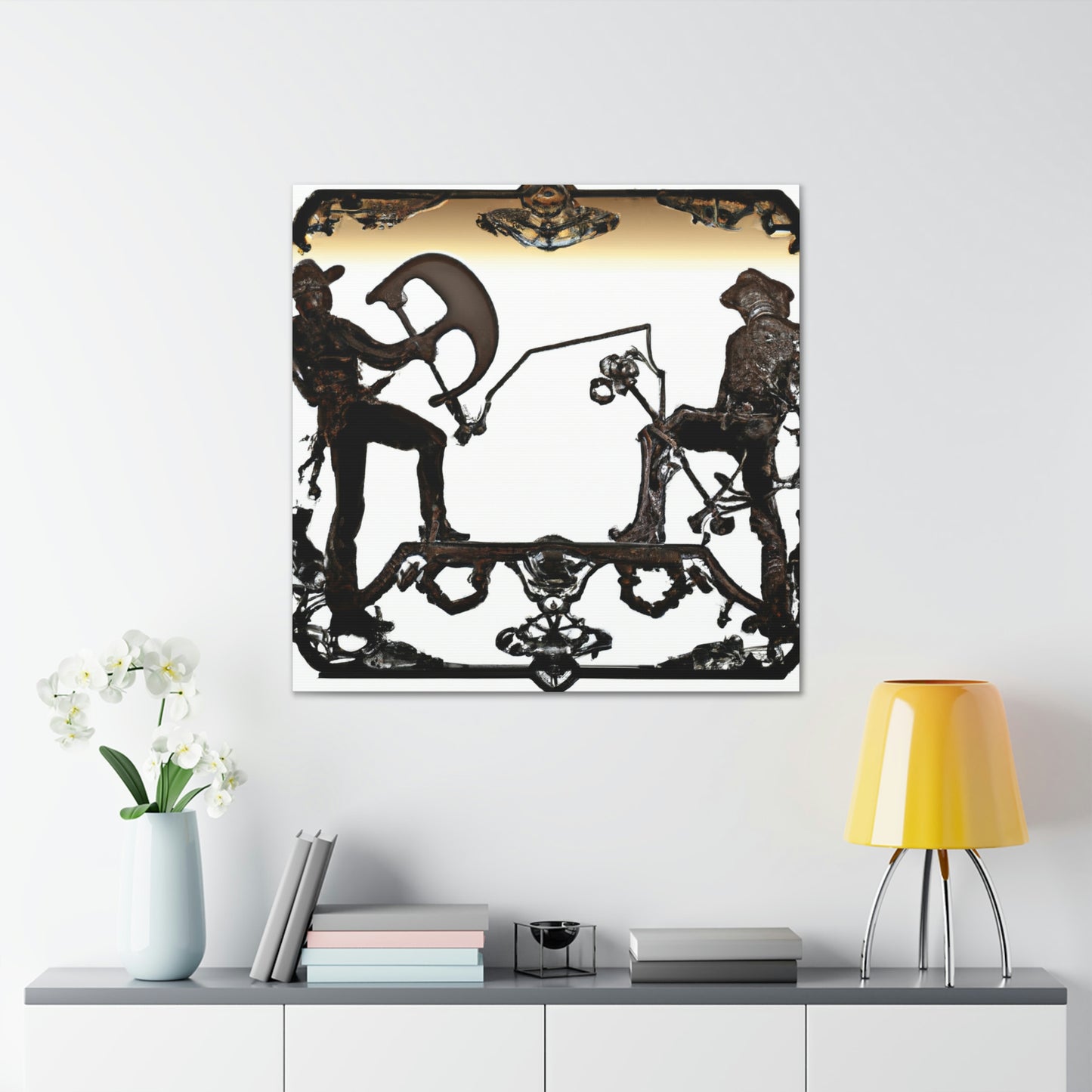 Branding Iron - Baroque - Canvas