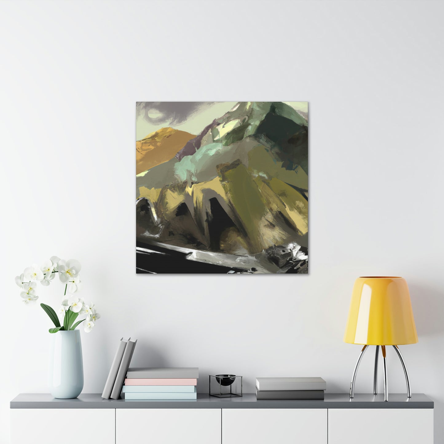 "Mountain Serenity Vision" - Canvas