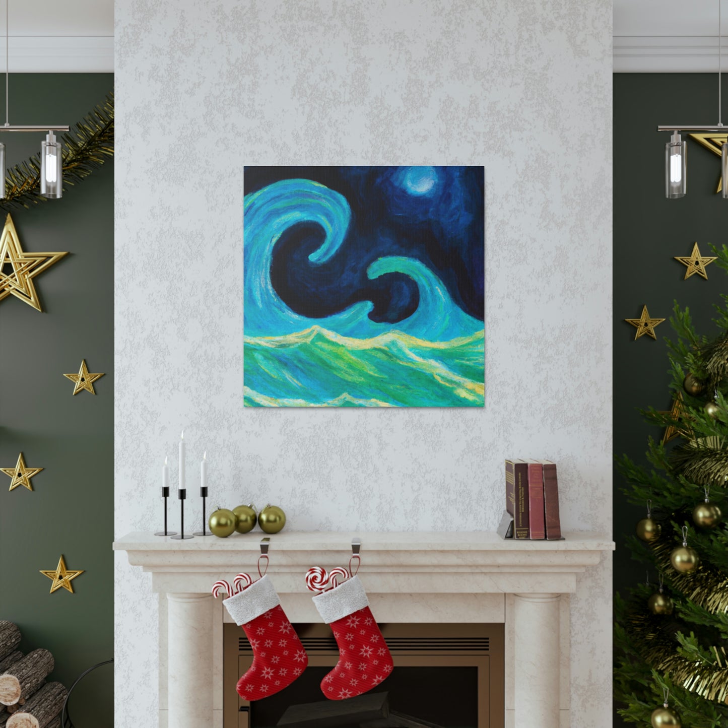 "Sea of Rippling Waves" - Canvas