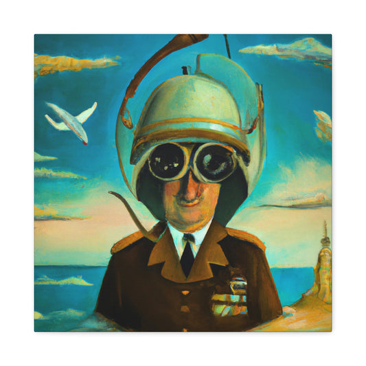 "Pilot in Dreamscape". - Canvas