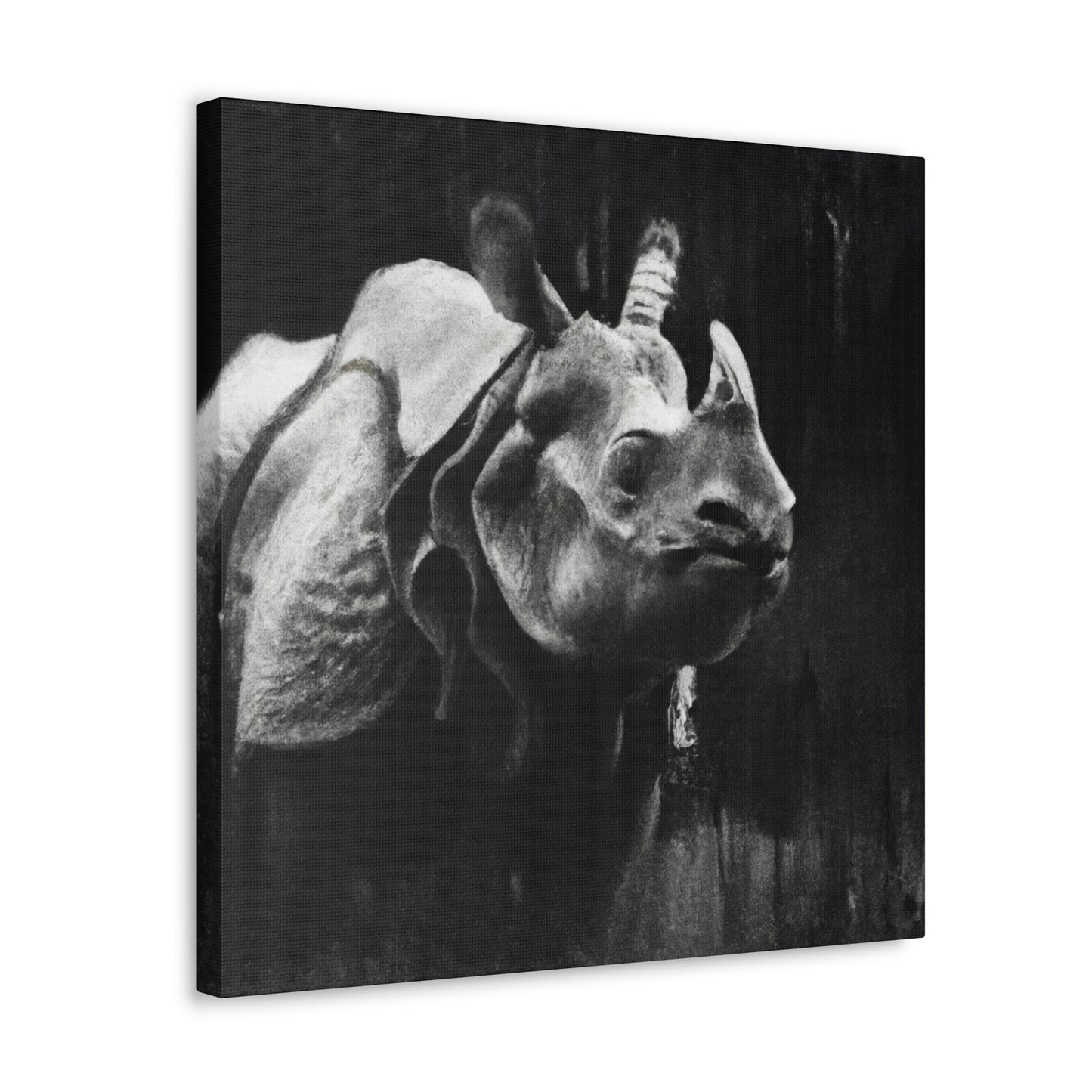 Rhino Majestic Splendor - Canvas