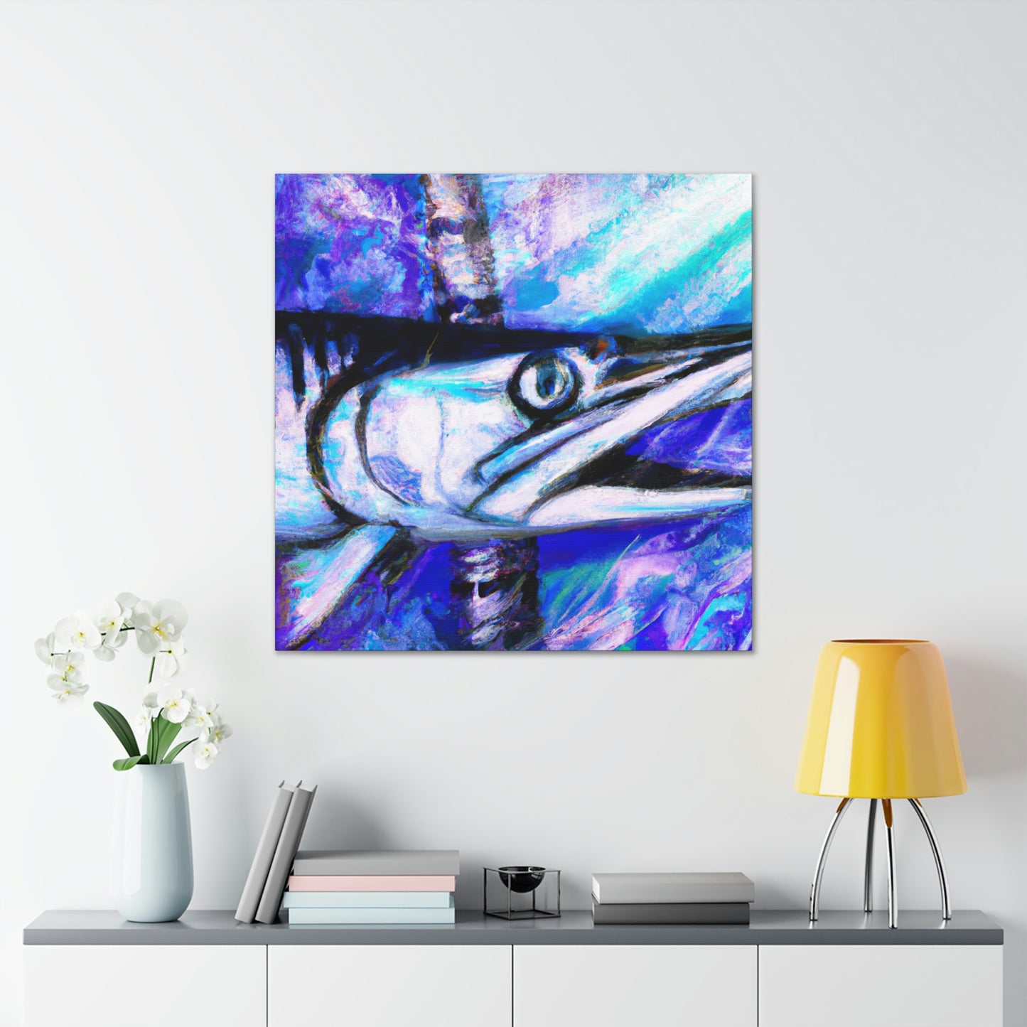 "Barracuda in Expressionism" - Canvas