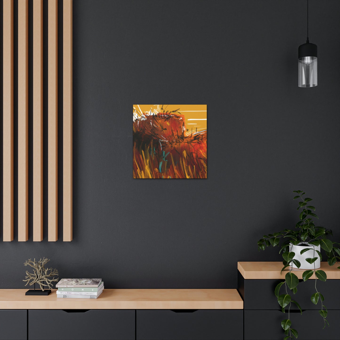 "Hay Magnificent Sunrise" - Canvas