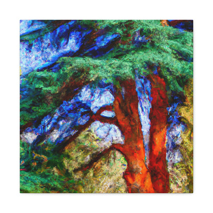 Cedar Tree Fauvism - Canvas