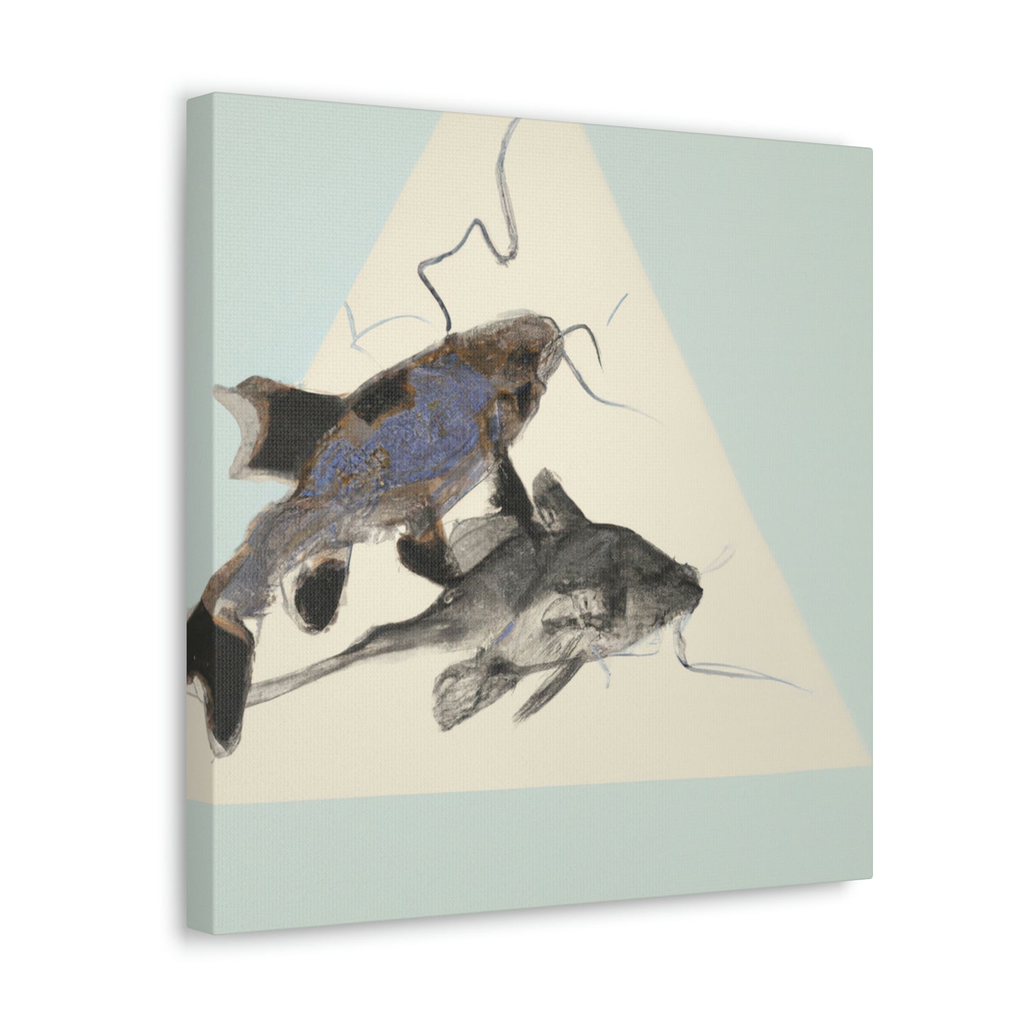 Corydoras Catfish Minimalism - Canvas