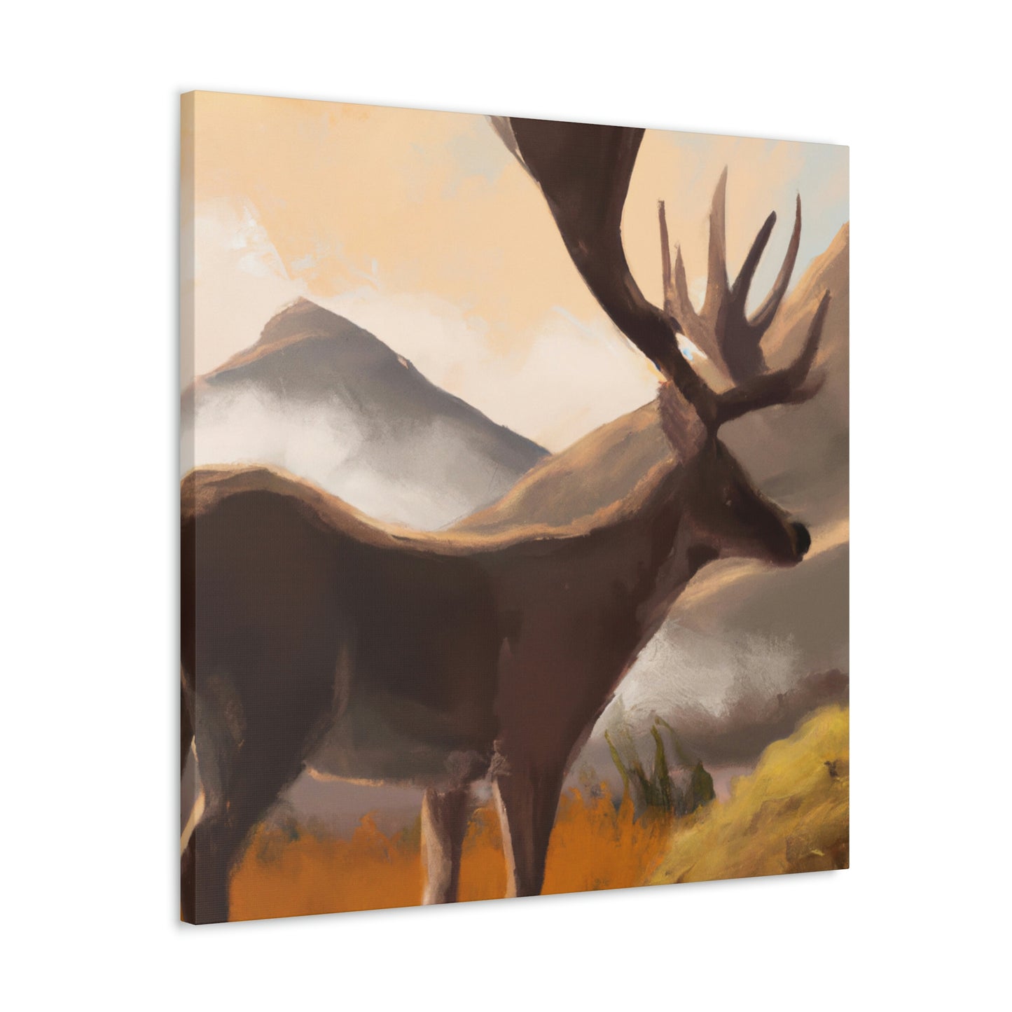 Deer in Morning Light - Canvas