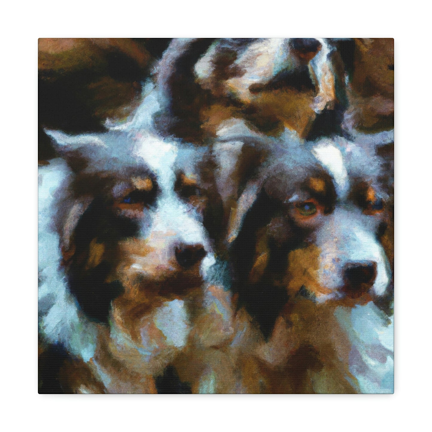 Australian Shepherd Solitude - Canvas